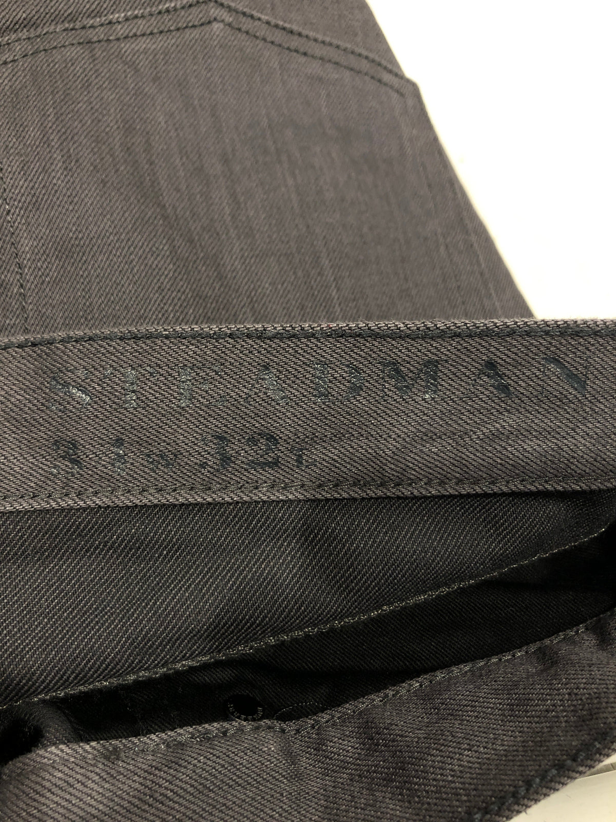 BURBERRY LONDON/Pants/34/Cotton/GRY/CLEAN DENIM