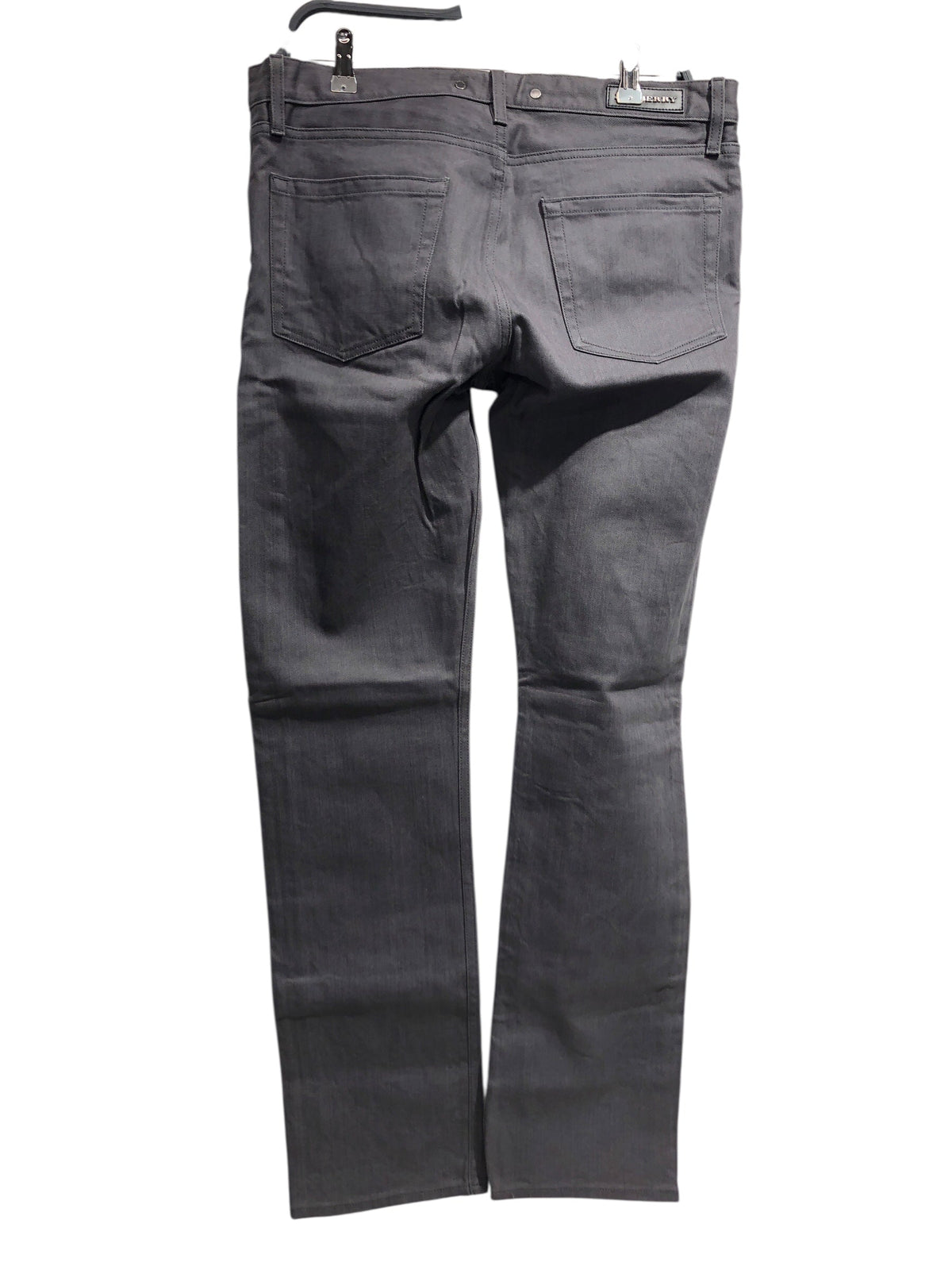 BURBERRY LONDON/Pants/34/Cotton/GRY/CLEAN DENIM