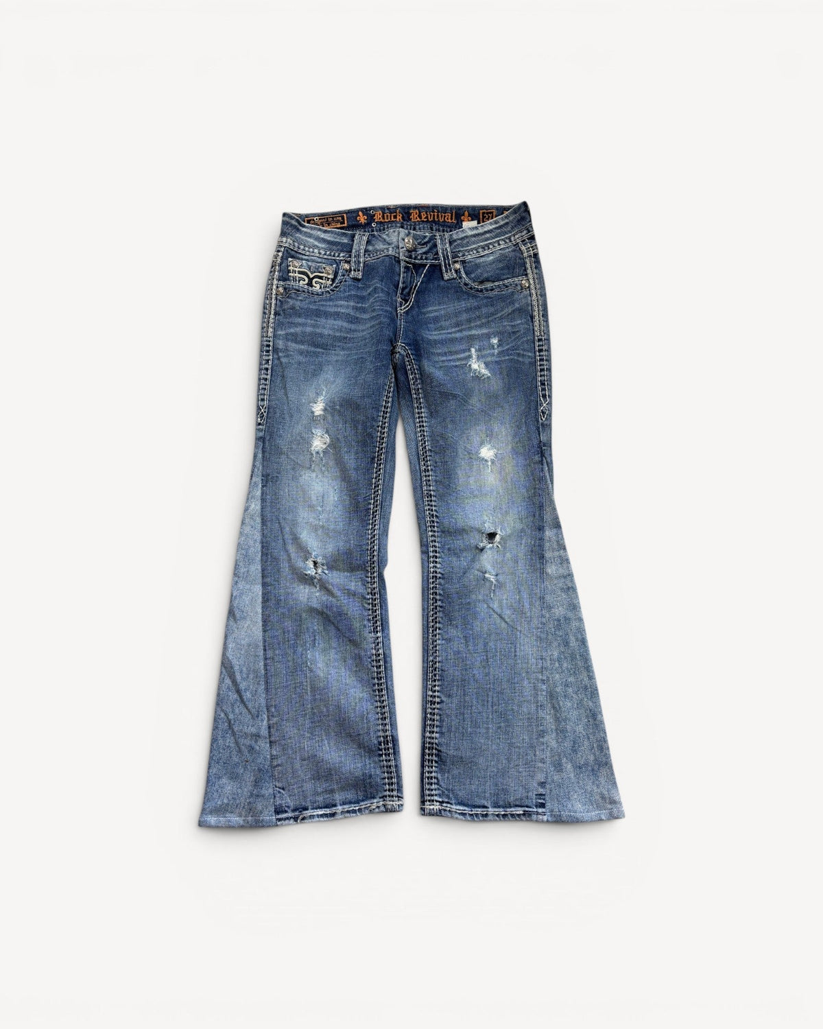 ROCK REVIVAL JEANS W27 L30 #RR6
