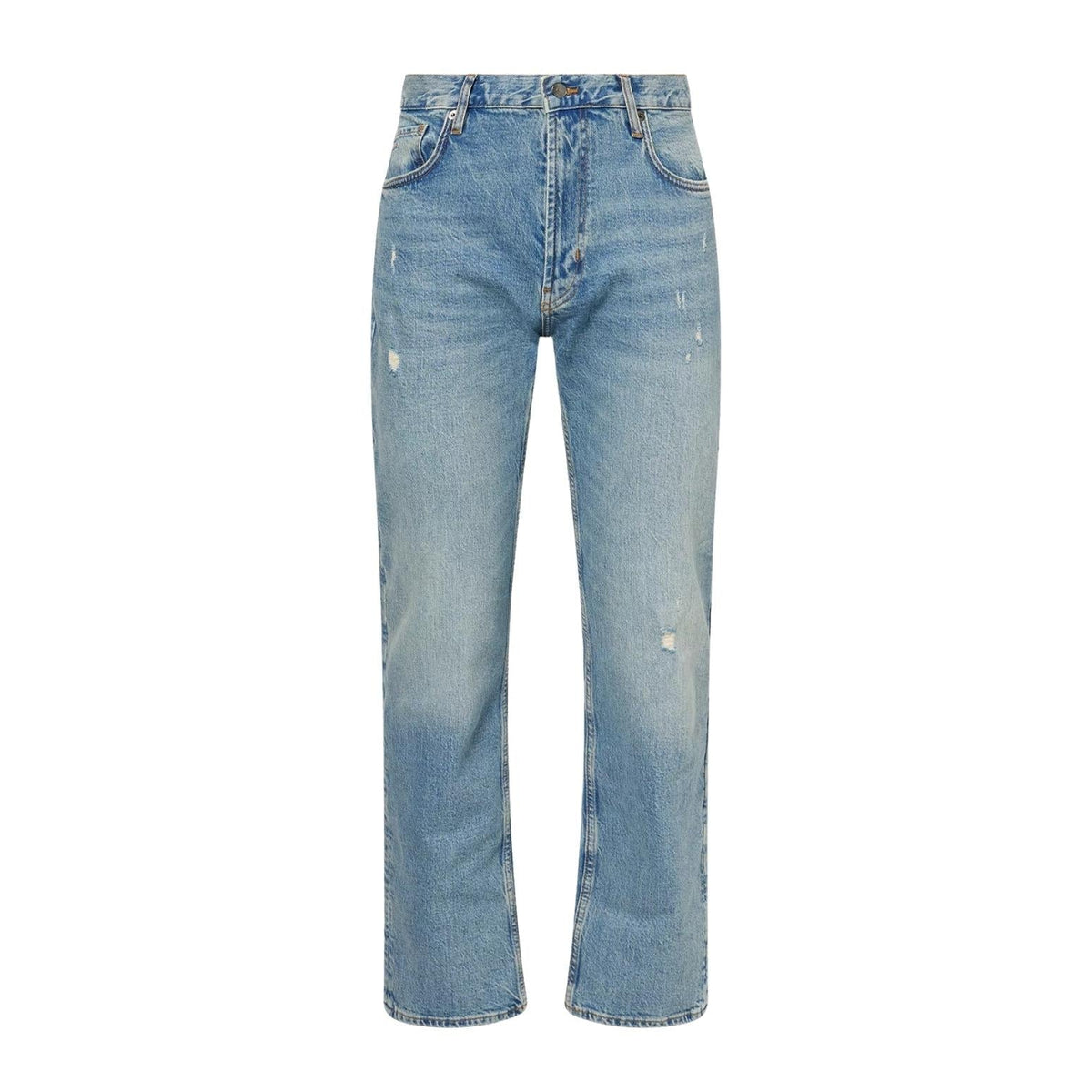 Emporio Armani J76 Straight Fit Light Blue Denim Jeans