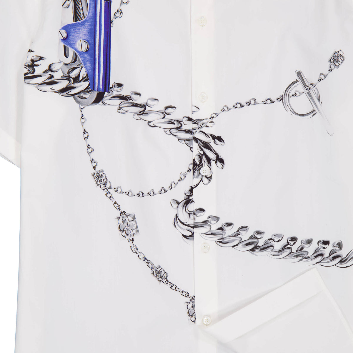Burberry Knight Hardware Cotton Shirt