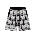 Burberry Men's Striped Cotton Knit Basketball Shorts 'Black/White'