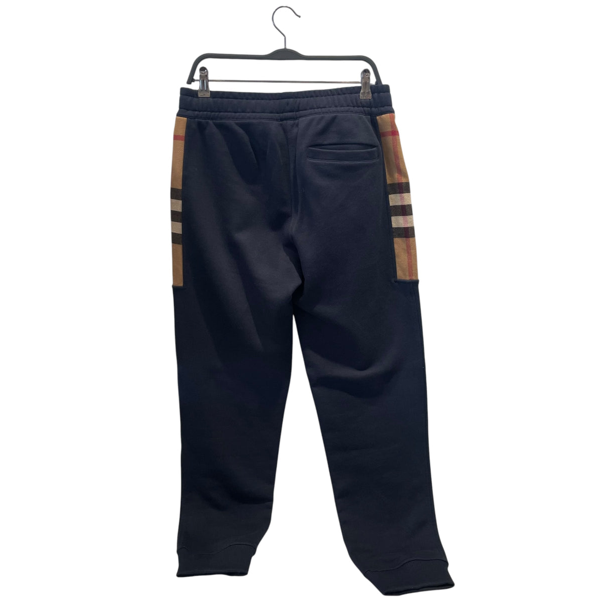 BURBERRY/Pants/M/Cotton/NVY/ckeck panel jogging
