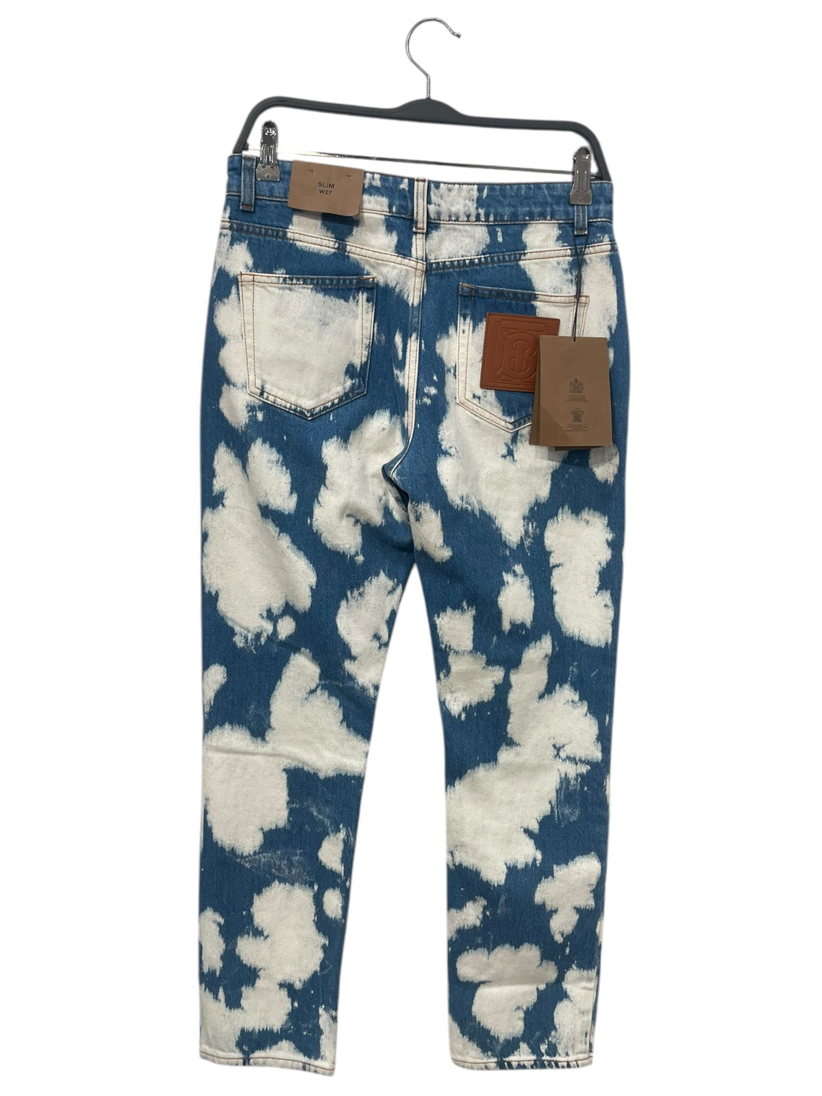 BURBERRY/Pants/27/Denim/BLU/All Over Print/