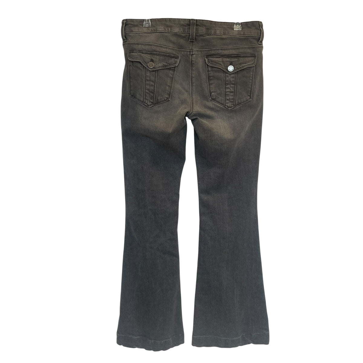 BURBERRY LONDON/Bootcut Pants/29/Denim/GRY/SLV HARDWARE/POCKET POINTS