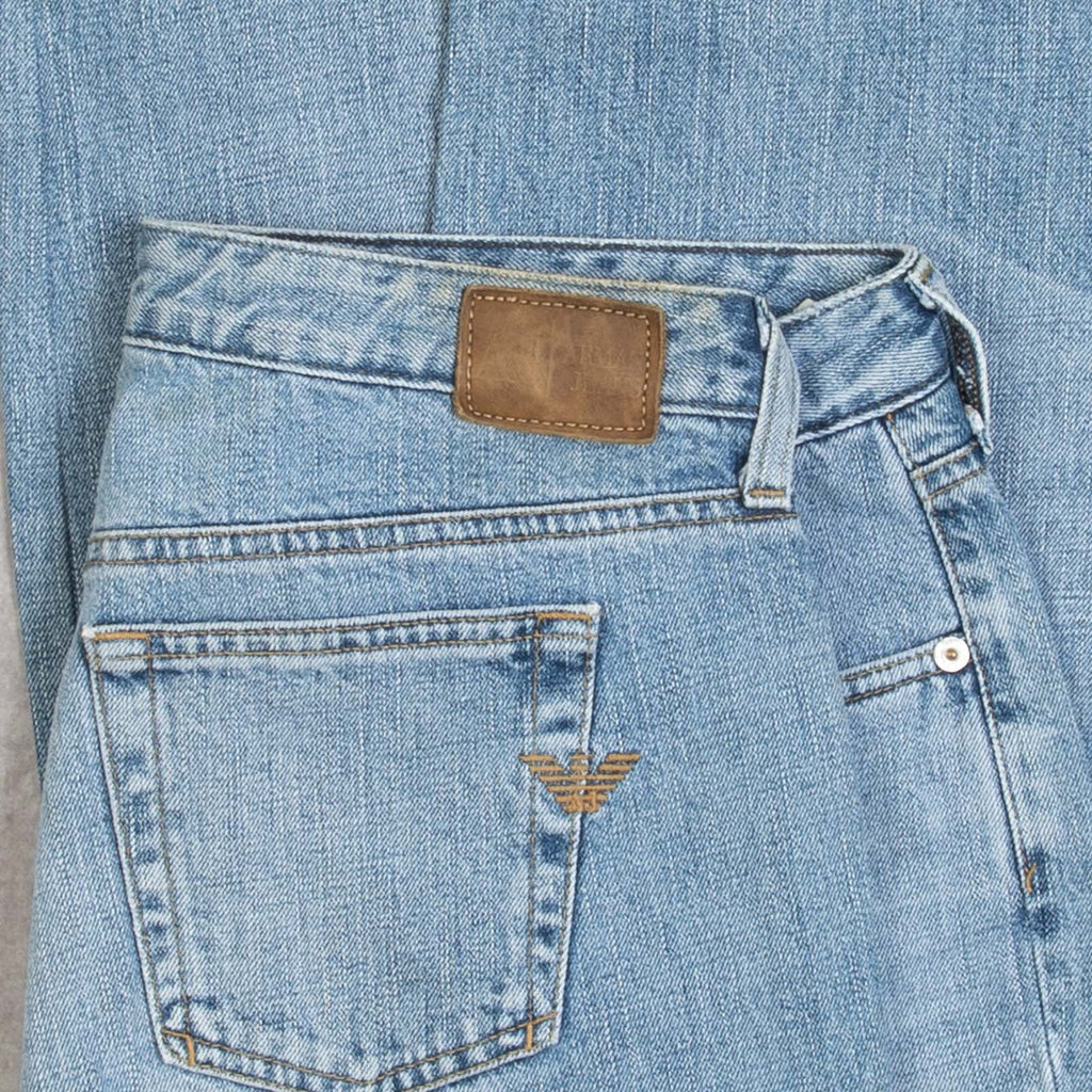 WOMEN'S VINTAGE 2000S ARMANI STRAIGHT LEG FADER JEANS - W32 X L30
