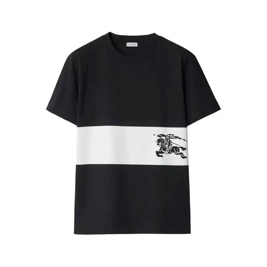 Burberry EKD Stripe Short Sleeve Cotton T-Shirt